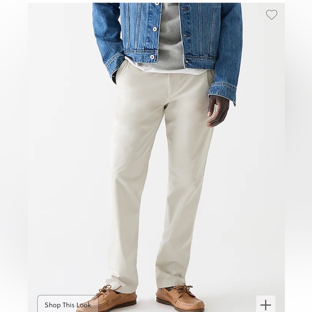 NWT J Crew Men’s 1040 Athletic Tapered- Fit Tech Pant in Stone 31 x 30